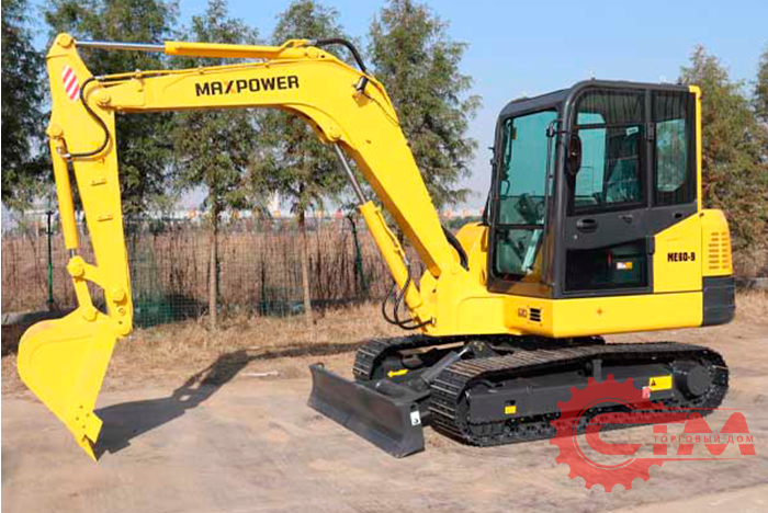  Гусеничный экскаватор MAXPOWER ME60.9. Фото 2