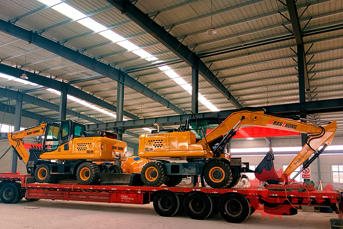 Экскаватор колесный SHANZHONG SZL150 (+гидромолот). Фото 3