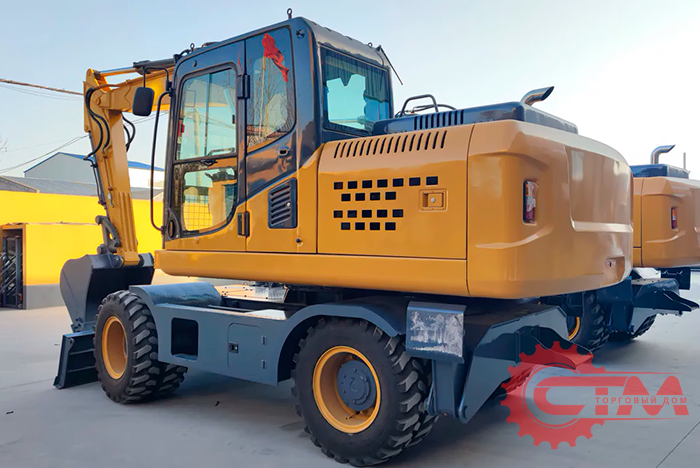 Экскаватор колесный SHANZHONG SZL150 (+гидромолот). Фото 4