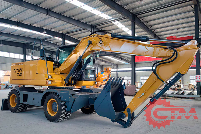 Экскаватор колесный SHANZHONG SZL150 (+гидромолот). Фото 5