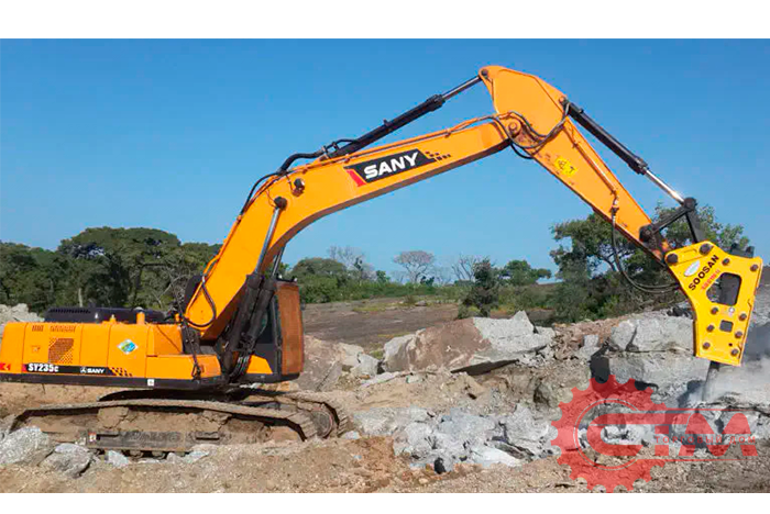 Гусеничный экскаватор SANY SY335H. Фото 4