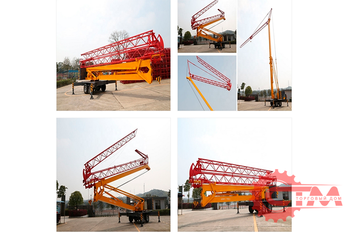Мобильный быстромонтируемый кран Haobai ТК15. Фото 3