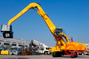 Перегружатель гусеничный с грейферным захватом BADA WYS80. Фото 5