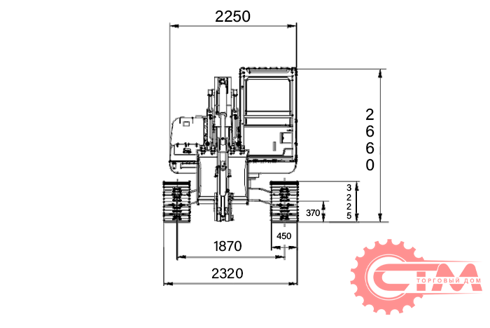 Экскаватор гусеничный SUNWARD SWE100E. Фото 2
