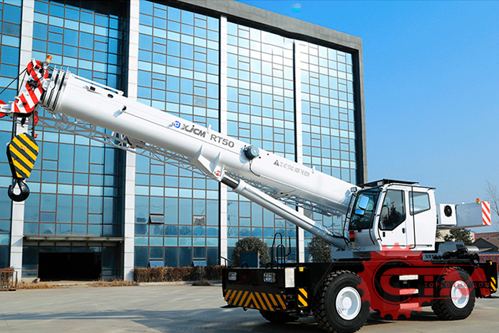 Самоходный кран XJCM RT50. Фото 6