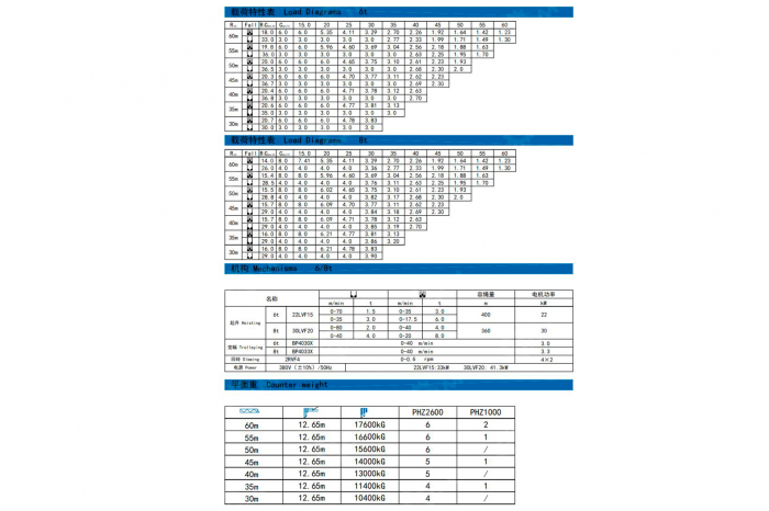 Башенный кран DAHAN QTZ100 (H6013) г/п 8т. Фото 2