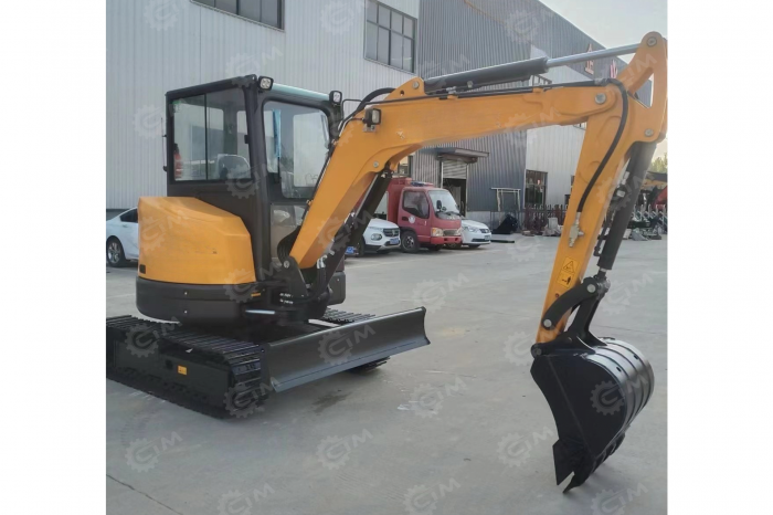 Мини-экскаватор гусеничный JIAHE JH8035 с железными гусеницами. Фото 3