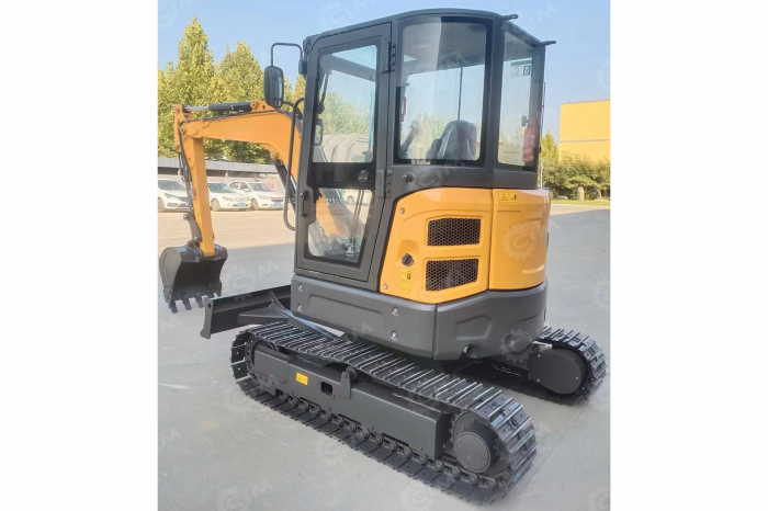 Мини-экскаватор гусеничный JIAHE JH8035 с железными гусеницами. Фото 5