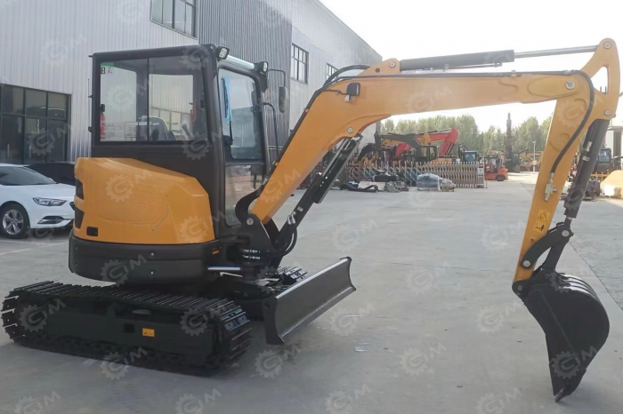 Мини-экскаватор гусеничный JIAHE JH8035 с железными гусеницами. Фото 6