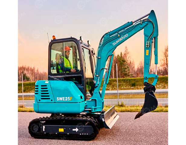 Экскаватор гусеничный SUNWARD SWE25F. Фото 6