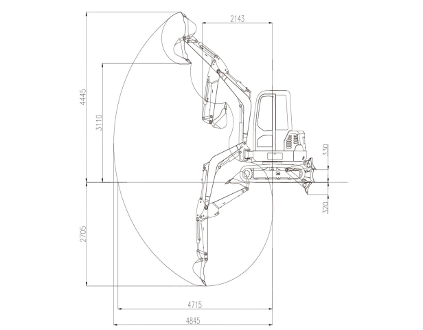 Экскаватор гусеничный SUNWARD SWE25F. Фото 5