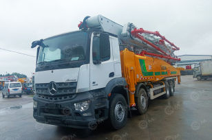 Автобетононасос XCMG SYM5463THBFB на шасси Mersedes 8x4 дв 335kw 62 метра. Фото 6