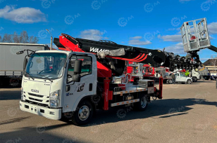 Автовышка WANBANG GKS30.5M на шасси ISUZU 4Х2 дв 94кВт высота подъёма 30,5м. Фото 2