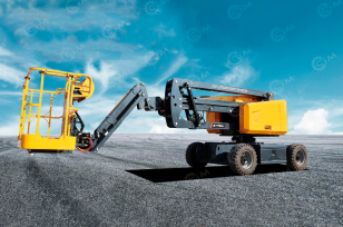 Коленчатый самоходный подъемник Jiubang	высота подъема 16м электрический. Фото 1