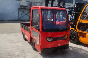 Электротележка HANGCHA BD50 (с кабиной и бортами). Фото 1