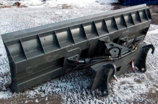 Поворотный гидравлический отвал для ZL20. Фото 1