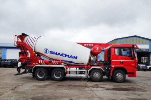 Автобетоносмеситель SHACMAN 8×4 X5000 SX5318GJB6T326 375 л.с.. Фото 1