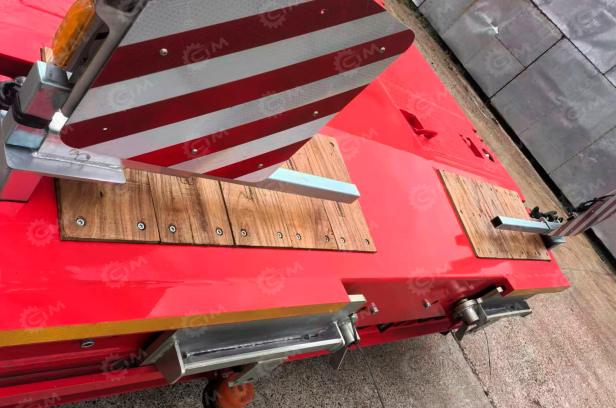 Полуприцеп-трал европейский AMUR LYR9708TDP 13670х2530х1860 пневматическая подвеска, EBS 4 оси шины 235.75R17.5 14шт+2 шт запаска, гп 50т ССУ 1250мм. Фото 8