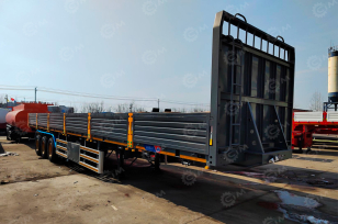 Полуприцеп бортовой LUXUDA LZC9408 3 оси FUWA 13т, гп 50 тонн, 13600*2550*3990 (пневмоподвеска, коники, фитинги). Фото 6