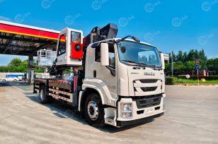 Автовышка на шасси ISUZU 4Х2 дв 221Kw. высота подъёма 55м. Фото 1
