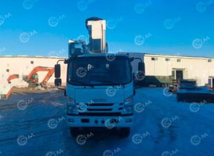 Автовышка VIGRUS GKS32 на шасси ISUZU 4Х2 дв 151kw кабина Elf высота подъёма 32м гп люльки 200кг. Фото 1