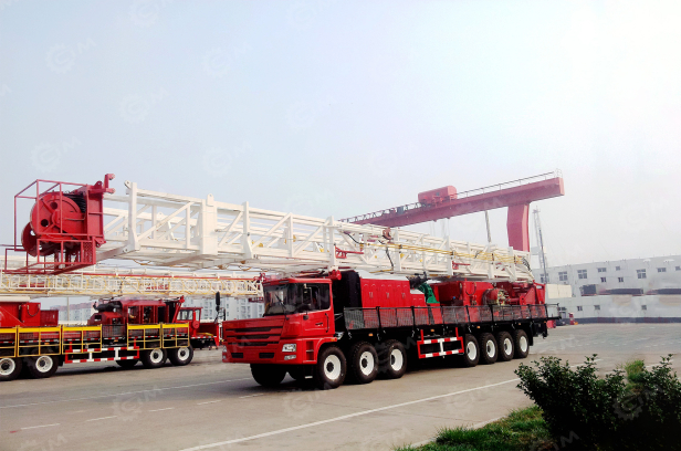 Буровая установка Dongfang ZJ40 на шасси. Фото 2