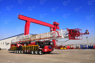 Буровая установка Dongfang ZJ40 на шасси. Фото 3