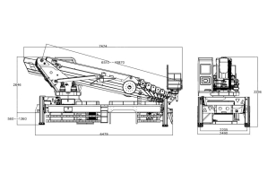 Автовышка WANBANG 45м без шасси 9 секций. Фото 1