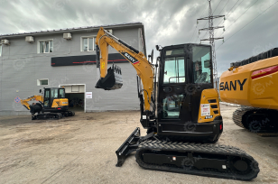 Мини-экскаватор гусеничный SANY SY35U. Фото 1