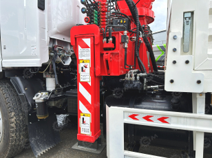 Бортовой грузовик ISUZU 4x2 дв 139kw гп 6 тонн c кму UNIC URV505 гп 5т, 5 секций, стрела 13,14м кузов 6000х2450х600мм бриль гп 4т. Фото 12