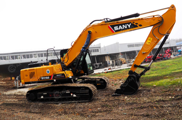 Экскаватор гусеничный  SANY SY215С стрела 8,5м длина рукояти 6,02м, планировочный ковш 1,1м3. Фото 7