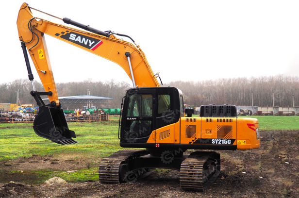 Экскаватор гусеничный  SANY SY215С стрела 8,5м длина рукояти 6,02м, планировочный ковш 1,1м3. Фото 6