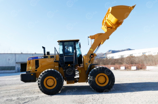 Фронтальный погрузчик Shandong SEM 655D	джойстик ковш 2,7м3+ковш 4,5м3, кондиционер, кабина rops, дв евро2. Фото 2