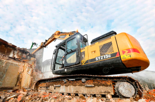 Экскаватор гусеничный  SANY SY215С стрела 8,5м длина рукояти 6,02м, планировочный ковш 1,1м3. Фото 3