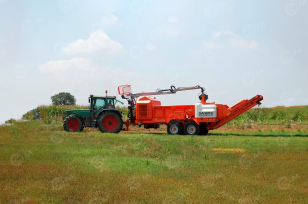 Измельчитель веток прицепной TMLPC1200 с кму производительность 8-13т/ч для веток диаметром 600мм 75дн. Фото 1