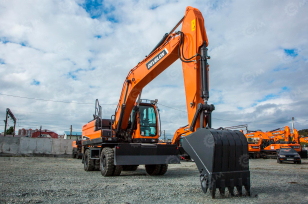 Экскаватор колесный Develon DX210W вес 20,1т ковш 0,9м3. Фото 1