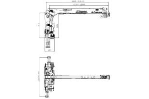 Кран манипулятор (без шасси) XCMG SQS157-4 гп 6,3т длина стрелы 13м пульт ДУ, задние аутригеры. Фото 1