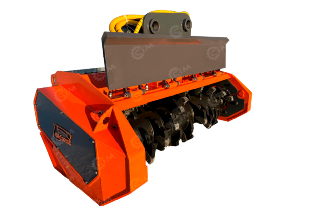 Мини-экскаватор SHANDING SD12EL с ямобуром и мульчером, 3 гидравлических контура. Фото 2