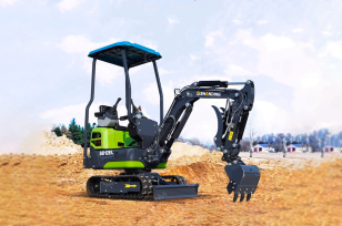 Мини-экскаватор SHANDING SD12EL с ямобуром и мульчером, 3 гидравлических контура. Фото 1