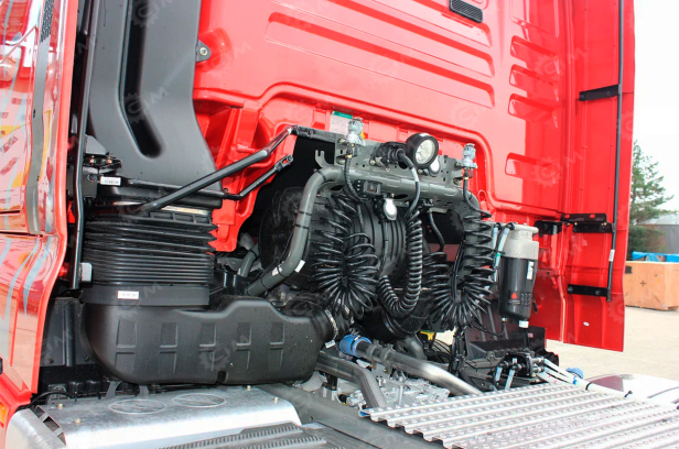 Седельный тягач SITRAK C7H 4x2 480 л.с АКПП, пневматическая подвеска. Фото 8