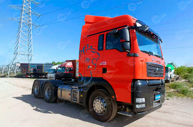 Седельный тягач SITRAK C7H 6х4 540 л.с. рессорная подвеска, с гидравлическим замедлителем. Фото 2