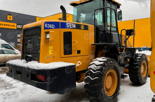 Фронтальный погрузчик Shandong SEM 636D	джойстик, кондиционер, 3 контура, быстросъем, ковш 2,0м3, лесозахват. Фото 1