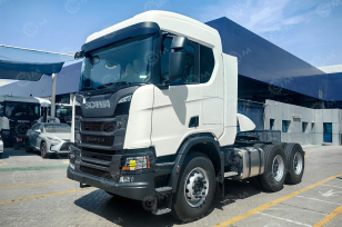 Тягач SCANIA R 500 A6x2NA 20H CN6 G33CM Opc RET White 2.71 disc 3.35m 440L 525L S. Фото 1