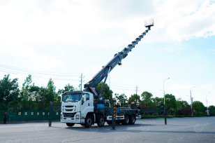 Автовышка Qingling на шасси ISUZU 8Х4 дв 221kw высота подъёма 70м гп корзины 200кг. Фото 1