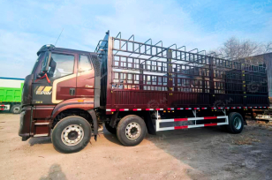 Бортовой грузовик ISUZU 4x2 для перевозки скота дв 151kw гп 10т кузов 6000х2400х2400 со сходнями и лебедкой. Фото 1