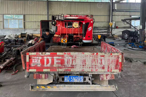 Мини-кран манипулятор гп 3т, стрела 6,8м, пульт ДУ. Фото 3