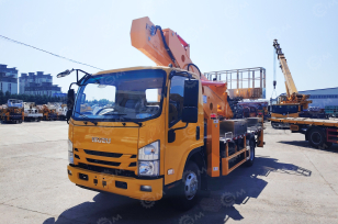 Автовышка Qingling GKS32 на шасси ISUZU 4Х2 дв 103kw высота подъёма 32м. Фото 3