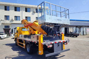 Автовышка Qingling GKS32 на шасси ISUZU 4Х2 дв 103kw высота подъёма 32м. Фото 2