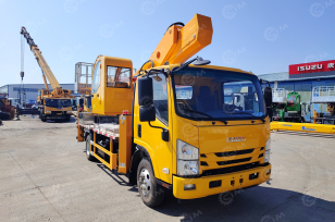 Автовышка Qingling GKS32 на шасси ISUZU 4Х2 дв 103kw высота подъёма 32м. Фото 1