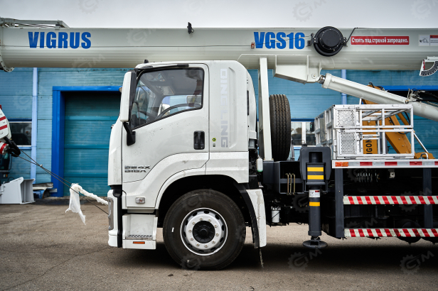 Автокран на шасси ISUZU 4x2 дв151kw крановая установка VIGRUS VGS16 гп 16т., 5 секций, стрела 36,6м управление крановой установкой рычагами. Фото 16